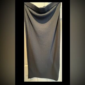 Gray Knit Skirt